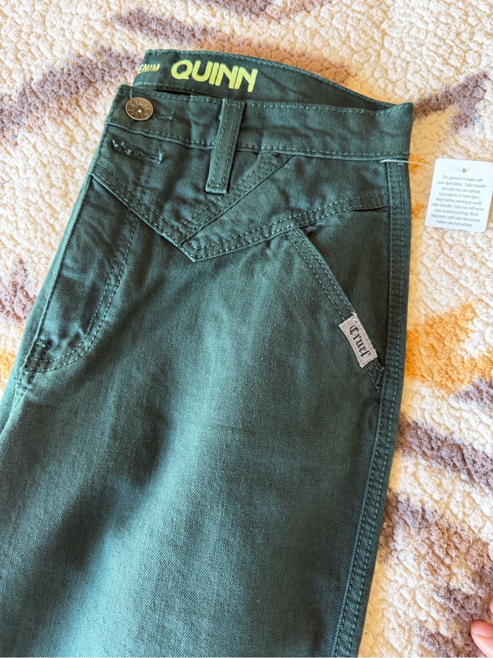 Quinn Women's Teal Skinny Jeans